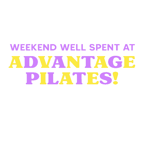 Pilatesstudio Sticker by Advantage Pilates Singapore