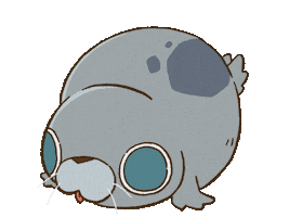 Happy Harbour Seal Sticker