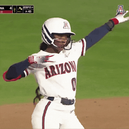 University Of Arizona Softball GIF by Arizona Athletics