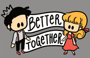 Better Together Couple GIF