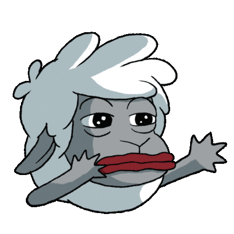 Pepe Crying Sticker by The Sad Times