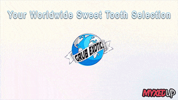 GrubExotic candy sweets chips soda GIF