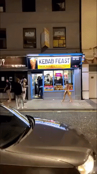 Kebabs to Rave About? Youths Spotted Partying in Northern Ireland Kebab Shop