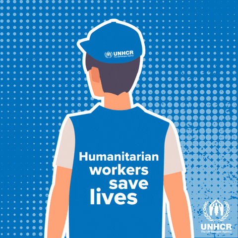 United Nations Volunteer GIF by UNHCR, the UN Refugee Agency