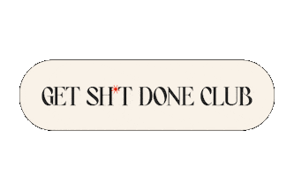 Productivity Get Shit Done Sticker