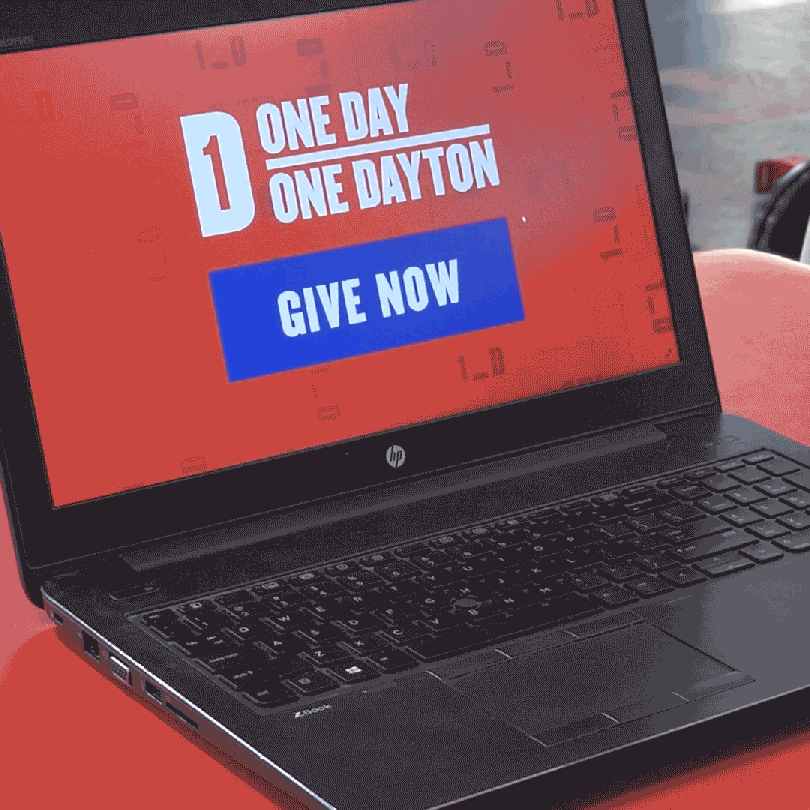 Give Now Giving Day GIF by University of Dayton