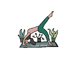 Yoga Sticker by Trybe Active