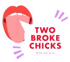 twobrokechicks Sticker