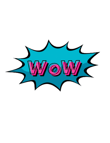 Comics Wow Sticker by Jeruzalem Ormoz