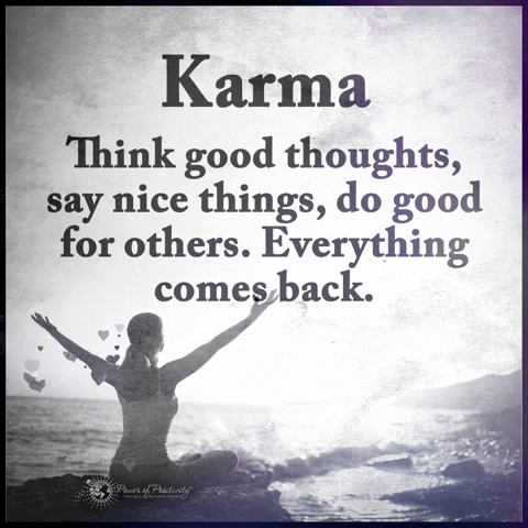 "Natural law teaches humans about the philosophy of the law of karma, just as a ball thrown upwards will definitely fall back. Likewise with the good and bad things done, it will definitely turn around..."⏳⚖️💫✨