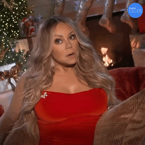 Mariah Carey Christmas GIF by BuzzFeed