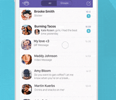 iphone chat GIF by Viber