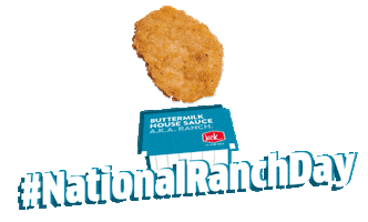 Chicken Nuggets Dip Sticker by Jack in the Box