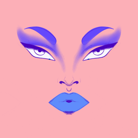 Drag Queen Makeup GIF