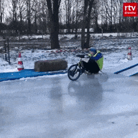 Winter Bike GIF by RTV Drenthe