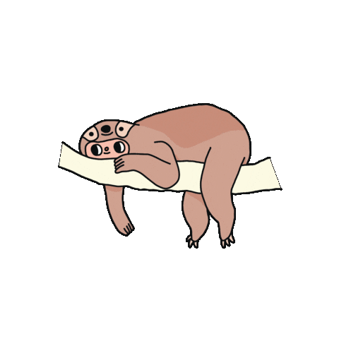 Lenochod Sticker by Mauglí