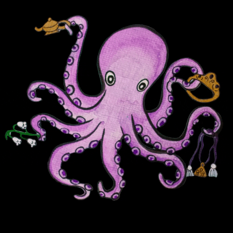 Octopus GIF by California Job's Daughters