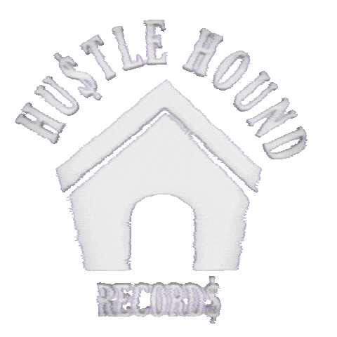 Hustling Record Company Sticker by Hustle Hound Records