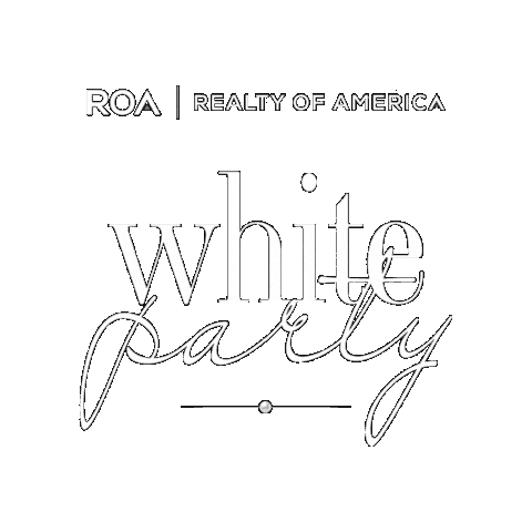 White Party Roa Sticker by Realty of America