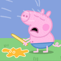 Cry About It Ice Cream GIF by Peppa Pig