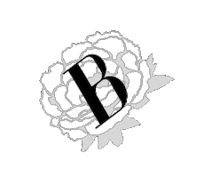 B Sticker by sloan