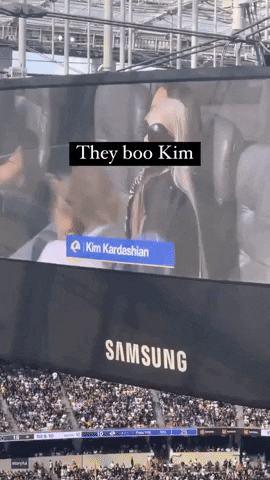 Kim Kardashian Nfl GIF by Storyful