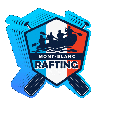 Mont-blanc-rafting Sticker