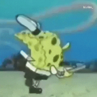 Pizza Spongebob GIF