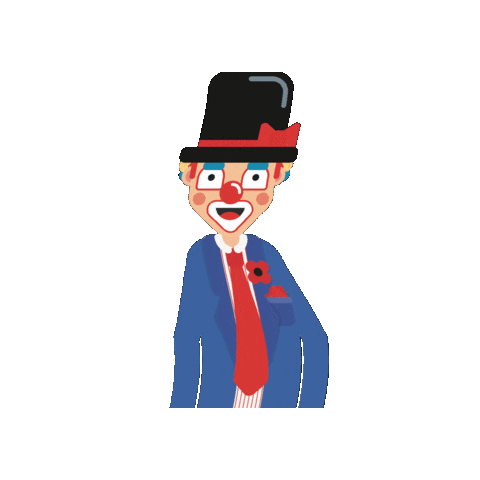 Performance Clown Sticker by Q20 Events