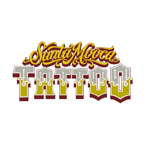 Santa Mooca Tattoo Sticker