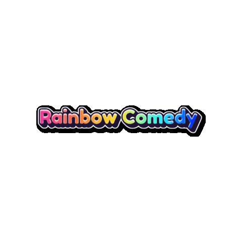 Rainbow Sticker by The Wall Comedy