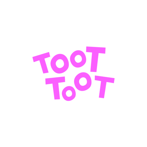 Toot Toot Love Sticker by Alex Tait