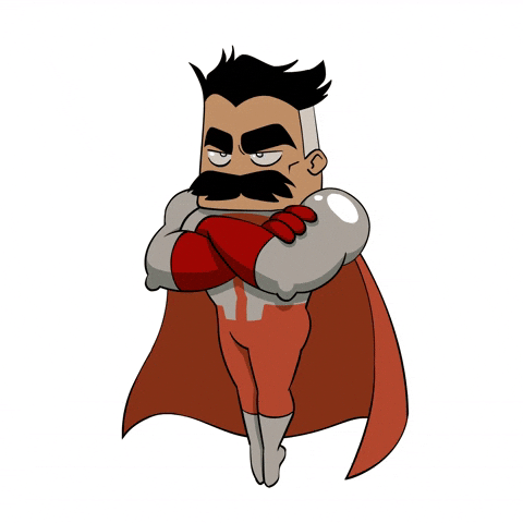 Awkward Super Hero GIF by Skybound Games