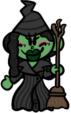 Elphaba Sticker by しまみほ