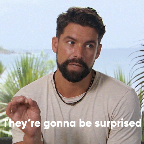 Surprised GIF by Bachelor in Paradise
