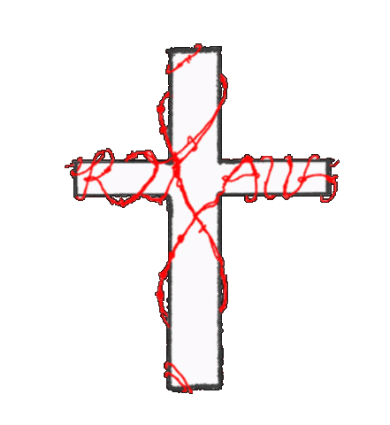 Cross Cruz Sticker by Nomehas Visuals ™