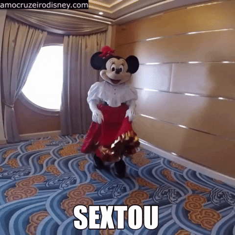 Minnie Mouse Sextou GIF by Amo Cruzeiro Disney