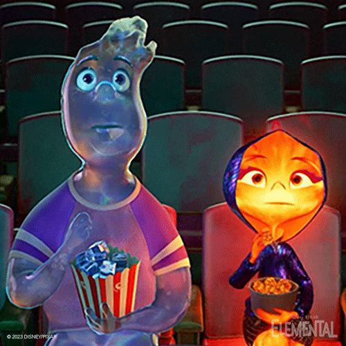 Munching Movie Theater GIF by Disney Pixar - Find & Share on GIPHY