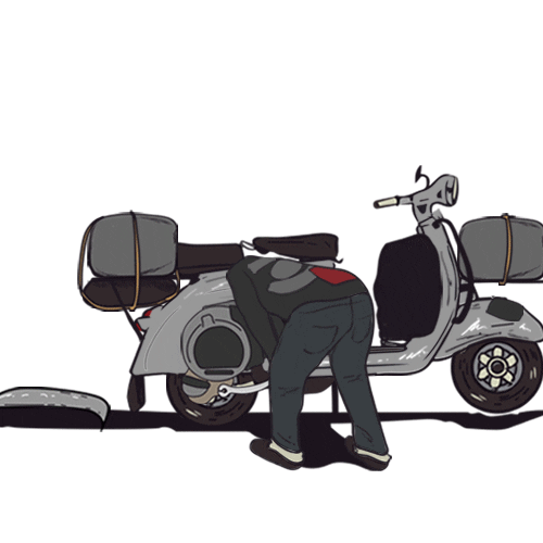 Vespa Sticker