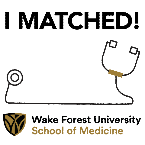 Doctor Matchday Sticker by Wake Forest School of Medicine