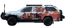 4WD Central Sticker