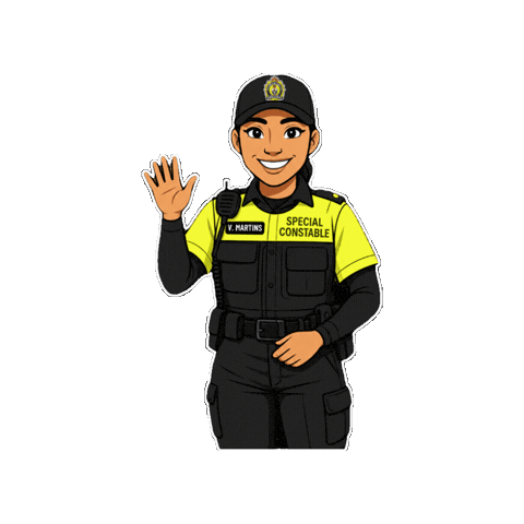 Wave Hello Sticker by University of Toronto Campus Safety