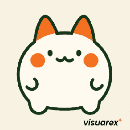 Happy Cat GIF by Visuarex Creative Studio