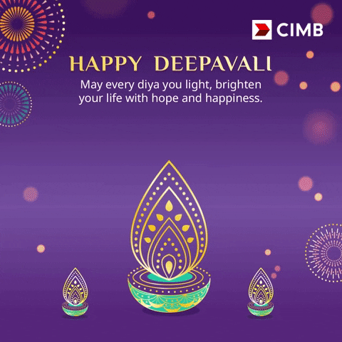 Diwali Diwaligreetings GIF by CIMB Bank