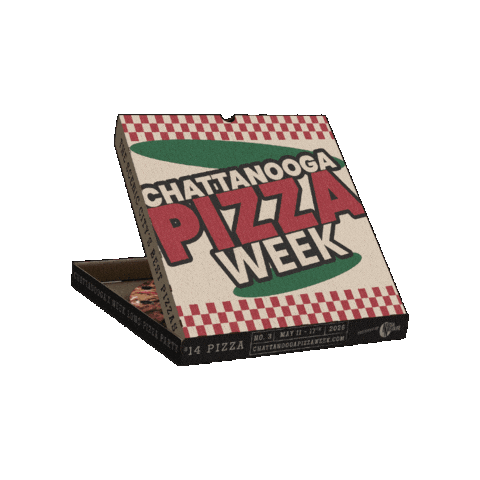 Pizza Chattanooga Sticker by Nooga Nightlife