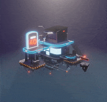 Neon Flying GIF by theCEMarts