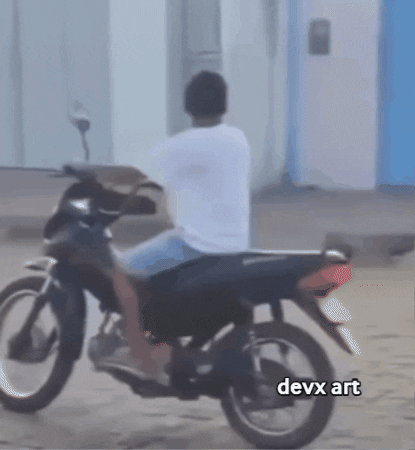 Motorcycle Child GIF by DevX Art