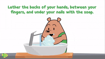 Clean Hands Hygiene GIF