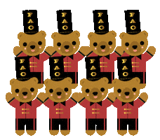 Teddy Bear Wow Sticker by FAO Schwarz