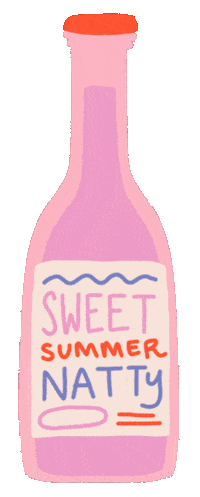 Natural Wine Summer Sticker by ESM Creative Studio